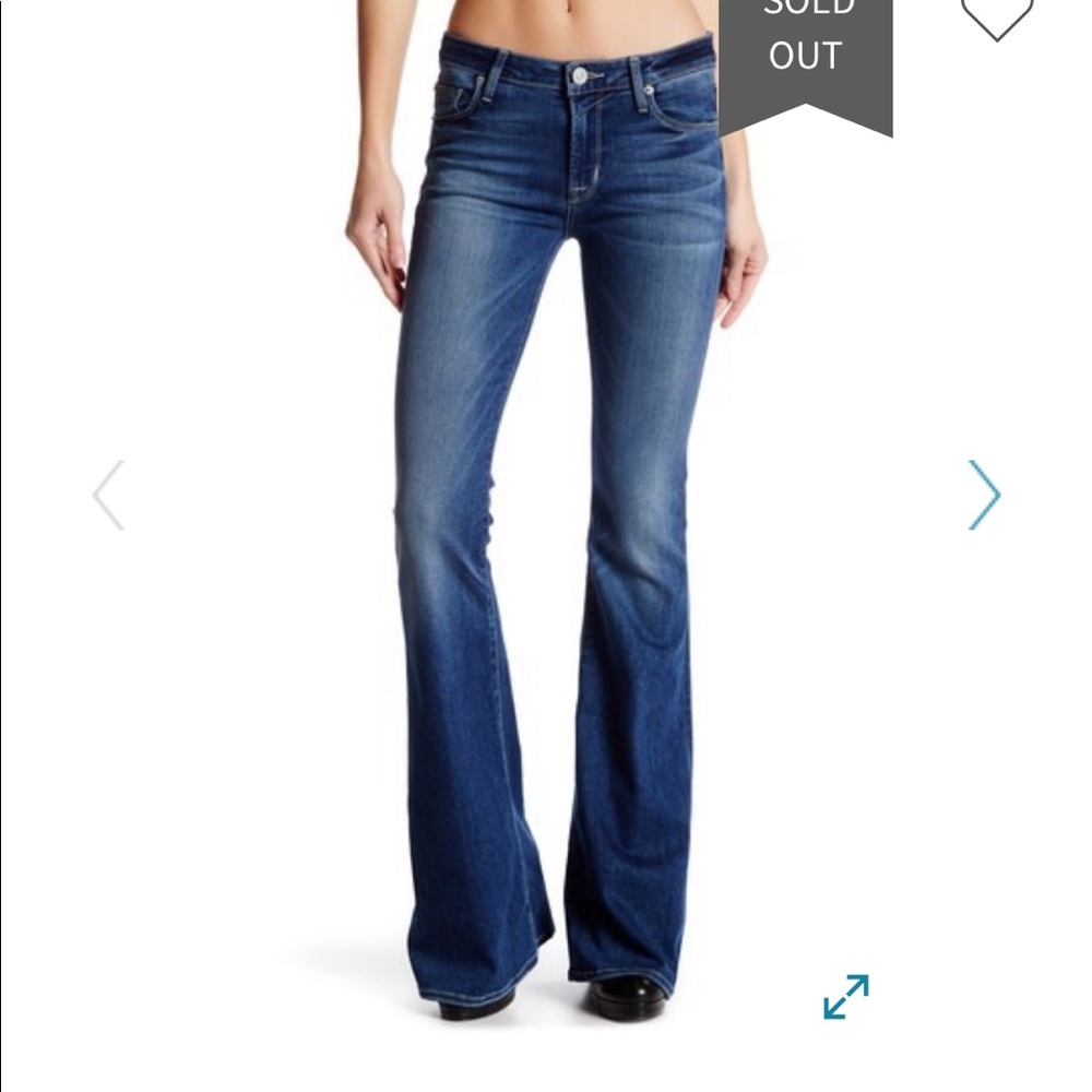 Hudson Mia Flare Jeans- new condition size 27